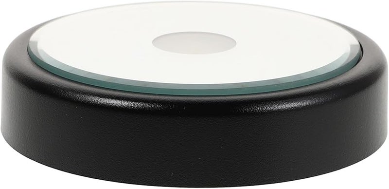 GLEAVI حامل قاعدة ضوء LED أسود لحامل مصباح عرض الكريستال - Image 1